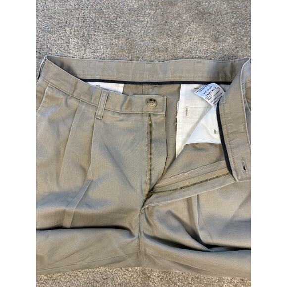 Lee Men's 34x34 Regular Fit Cotton Straight Leg Pants Tan/Khaki E215 - Picture 4 of 12